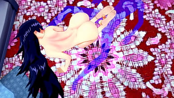 Preview 2 of Young Cry Big Cock - My Hero Academia Hentai - Kayama Nemuri Footjob and cowgirl fucked - Japanese Asian Manga Anime Film Game Porn