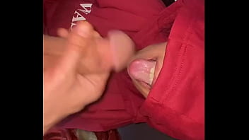 Preview 2 of Trims Doctor - Shy hooded Maya plays and sucks a cock