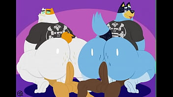 Preview 3 of Hard Painful Gangbang - Big Ass Furry