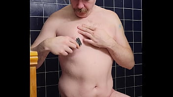 Preview 2 of Mature Big Brest Horny Sex - Shower and Shaving