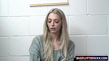 Preview 2 of Phim D S - ShoplyfterXXX - Sexy thief Lily Larimar is caught stealing a necklace,  now she has to succumb to the pressure not to go to the police and put a thick cock in her mouth and get fucked