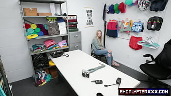 Preview 1 of Phim D S - ShoplyfterXXX - Sexy thief Lily Larimar is caught stealing a necklace,  now she has to succumb to the pressure not to go to the police and put a thick cock in her mouth and get fucked