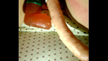 Preview 1 of Anal Anal Cumshot - se come 3 dildos
