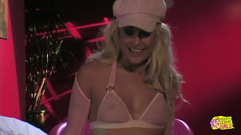 Preview 1 of Dsctar And Narsh - Ditsy blondes decide to satisfy their lustful lesbian cravings by using their naughty sex toys