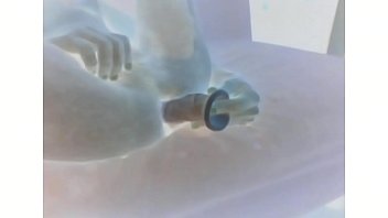 Preview 1 of Panise Massage And Fuck - otro video con efecto de rayos x,  jugando con un dildo