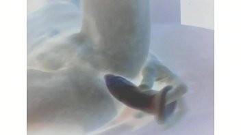 Preview 4 of Panise Massage And Fuck - otro video con efecto de rayos x,  jugando con un dildo
