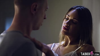 Preview 3 of Men Group Girls - Creeping stepbro Alex Mack fucks stepsisters latina friend Gizelle Blanco