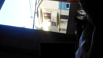 Preview 4 of Uncensored 3d Henai - Flash dick masturbation to curious neighbor that look many times