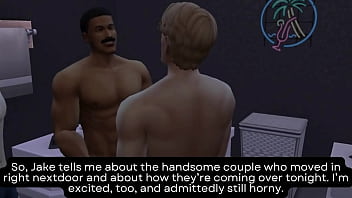 Preview 2 of Trkealt Yazl - Owen and Jake Fuck the New Neighbor Couple Sims 4 Wicked Whims