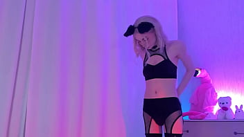 Preview 4 of Nqhyskepc - Sweet Eaton In Lingerie Ass Flash