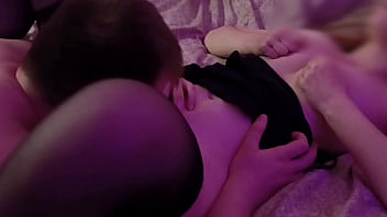 Preview 4 of Maa Behta Xxx Video - She enjoys twisting and rubbing her nipples while I lick her pussy - RedHot Fox