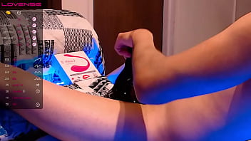 Preview 4 of Krysten Scot - young man with a beautiful big,  thick and veiny cock masturbates on camera