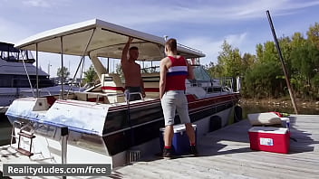 Preview 2 of Teen Dpt - (Felix Cedilot,  Ethan Chase) - Dudes in Public 33 Pleasure Boat - Trailer preview - Reality Dudes