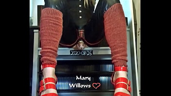 Preview 2 of Haron Pink - Mary Willows sissygasm teaser in chastity
