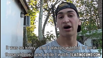 Preview 1 of Yenga Boy - Virgin blonde latino boy paid for sex