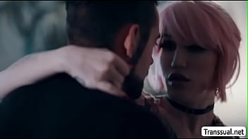 Preview 2 of Philiphin Innecent Girls - Dude loves when Transbabe gives him blowjob