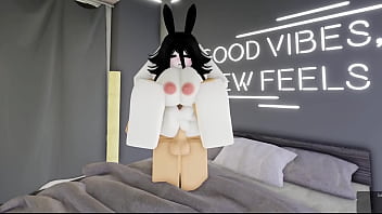 Preview 2 of Kinner Sexx With Man - Slut love being fucked / Puta ama ser follada - Roblox