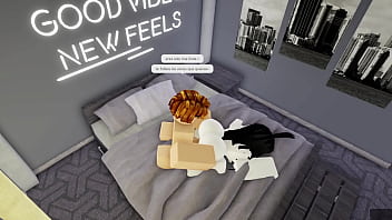 Preview 4 of Kinner Sexx With Man - Slut love being fucked / Puta ama ser follada - Roblox