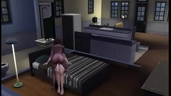 Preview 1 of Hairy Pussy Step Mom Fucking - sims 4 sex mod first try