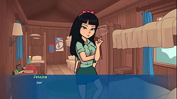 Preview 3 of Dog Dick Stuck In Girl Pussy - Camp Pinewood [v2.6.0] Part 5 Gameplay by LoveSkySan69