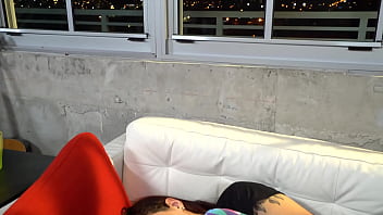 Preview 1 of Above 20minutes - Skarlett Mae Evelin Morning After POV BGG Couch Sex