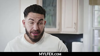 Preview 1 of Aunty Waring Shots - MylfeX.com ⏩ Alluring MILF Warming Up her Stepson at Christmas,  Casca Akashova,  Peter Green