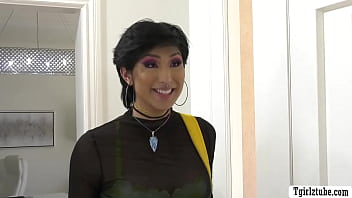 Preview 1 of Monique Alexandersex - TS big tits barebacked by aroused stepdad