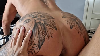 Preview 4 of Bbw Teeb - The bitch Danaxmuscles sucking and fucking the neighbor (Full video in Xvideos Red)