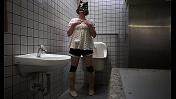 Preview 1 of Www Xxx Hot Vide - Japanese Crossdresser Ayumi Masturbation Public Toilet 009