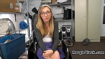 Preview 1 of Pussy Licking Slovak - Small pussy drilled with monster cock