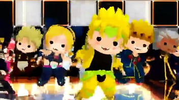 Preview 2 of Jenny Bbw Redhead - Jojo&#039_s Bizarre Adventure Chibi Dancing