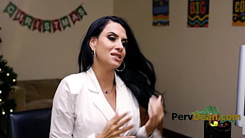 Preview 1 of Mature Milf Teachers - Latina MILF Rides Principal While Calling Her Boy - Sandy Love