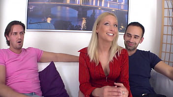 Preview 1 of Xxx Sek Cina - Blonde MILF Uma Thompson Makes Her Cuck Watch Her Fuck DTW2810