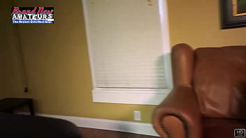 Preview 3 of Vibrator Panties Girl - Petite Green Eyed Brunette Livia Sucks A Cock And Swallows Warm Cum!