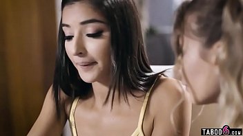 Preview 2 of Rose Angolcom - Teacher fucks student and stepdaughter in a threesome