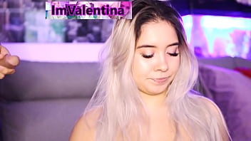 Preview 4 of Alia Janine Solo - Valentina,  the Blonde Medell&iacute_n Slut,  Desires Nothing More Than to Be Used as a Sex Toy Every Day,  Her Holes Always Open for Business!