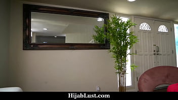 Preview 2 of Cleo Wife - Landlord Collecting Rent with A Little Extra of Course from His Hijab Tenant - Hijablust