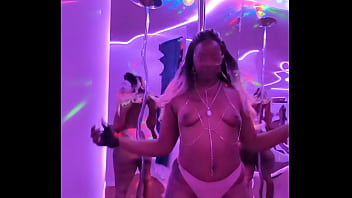 Preview 4 of Jada Stevens Creampie - Naejae teases on pole after putting on bling