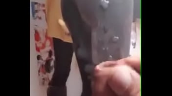 Preview 4 of Africa Goodmama - Auf Leggings Arsch Bild wixen