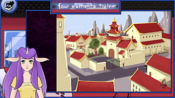 Preview 2 of Fake Taxi Punkid - Avatar the last Airbender Four Elements Trainer Part 23 Blowjob from a guard