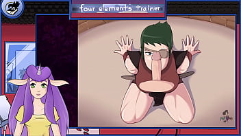 Preview 3 of Fake Taxi Punkid - Avatar the last Airbender Four Elements Trainer Part 23 Blowjob from a guard