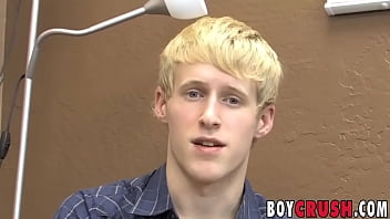 Preview 2 of Horse Ledis Bf Hd - Blonde twink Aiden Ash hot dildo drilling while jerking off