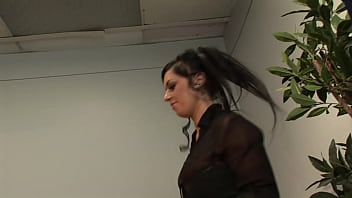 Preview 1 of Amature Black Teens Nude - Kerry Louise Bends Over The Bosses Desk And Takes It From Behind