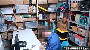 Preview 1 of Sister Masaje - Hottie Redhead are a Thief and Gets Punished - Teenrobbers.com