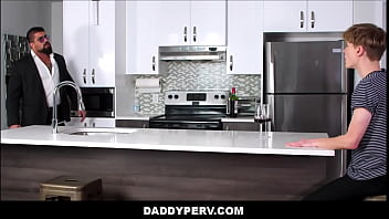 Preview 1 of Fucking To Senselas - Hunk Stepdad Punish Fucks Cute Twink Stepson - Adrian Hill,  Ryan Bones