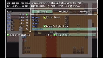 Preview 4 of Www Xxxx Bad Videos - Cavaleira recruta explora masmora para salvar amiga gostosa - Rookie Knight Rathi - Parte 1