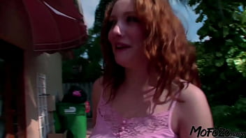 Preview 1 of Iranian Sexe Girls - MOFOZO.com - Busty Redhead Enjoys Sucking Cock