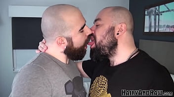 Preview 1 of Big Penis Trannies - HAIRYANDRAW Hairy Bearsilien Raw Bangs Bearded Hunk After BJ
