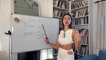 Preview 3 of Jessic Fuck - Sex Lesson with Miss Fox - how to make him EXPLODE