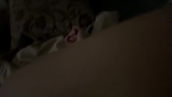 Preview 1 of Blood Pored Out From Her Pussy - Hot Russian Stepmom Lets Stepson Share Her Bed